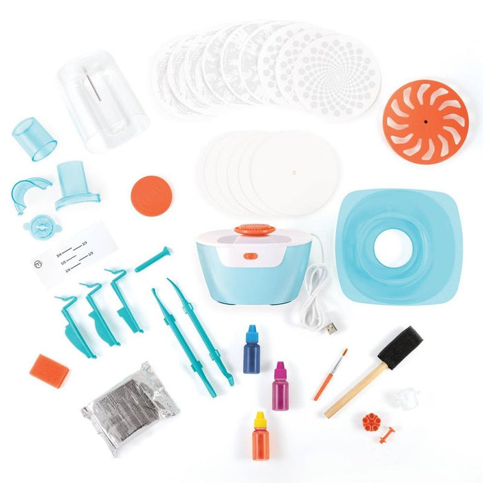 Make It Real Mini Pottery And Spin Art Studio Craft Kit