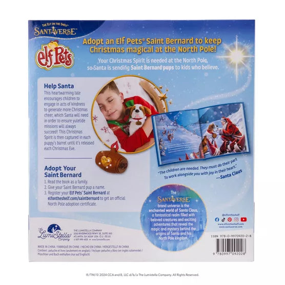 Elf Pets: A St. Bernard Tradition Pet