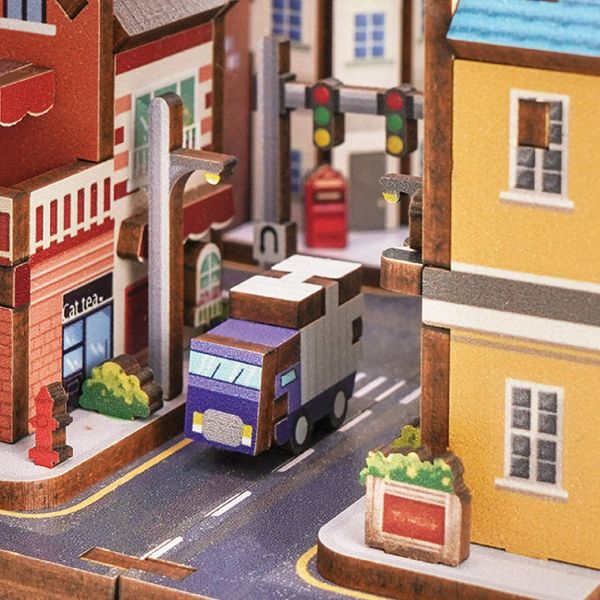 Hands Craft DIY Bookend Puzzle Travel with The Wind