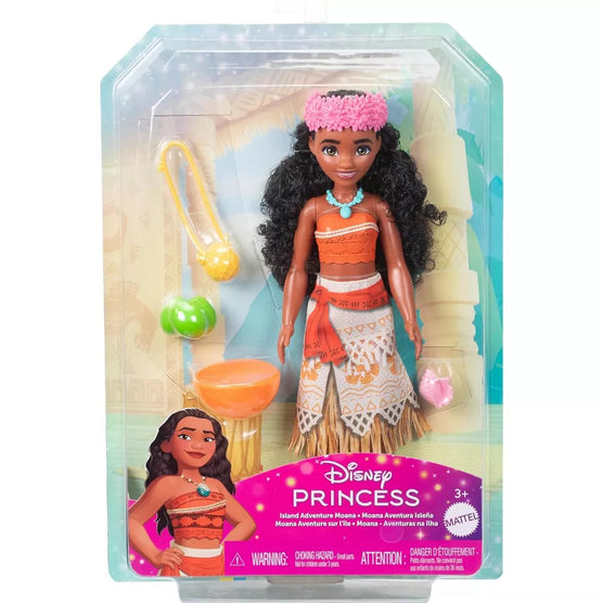 Disney Princess Moana’s Magical Island Adventure Doll And Accessories