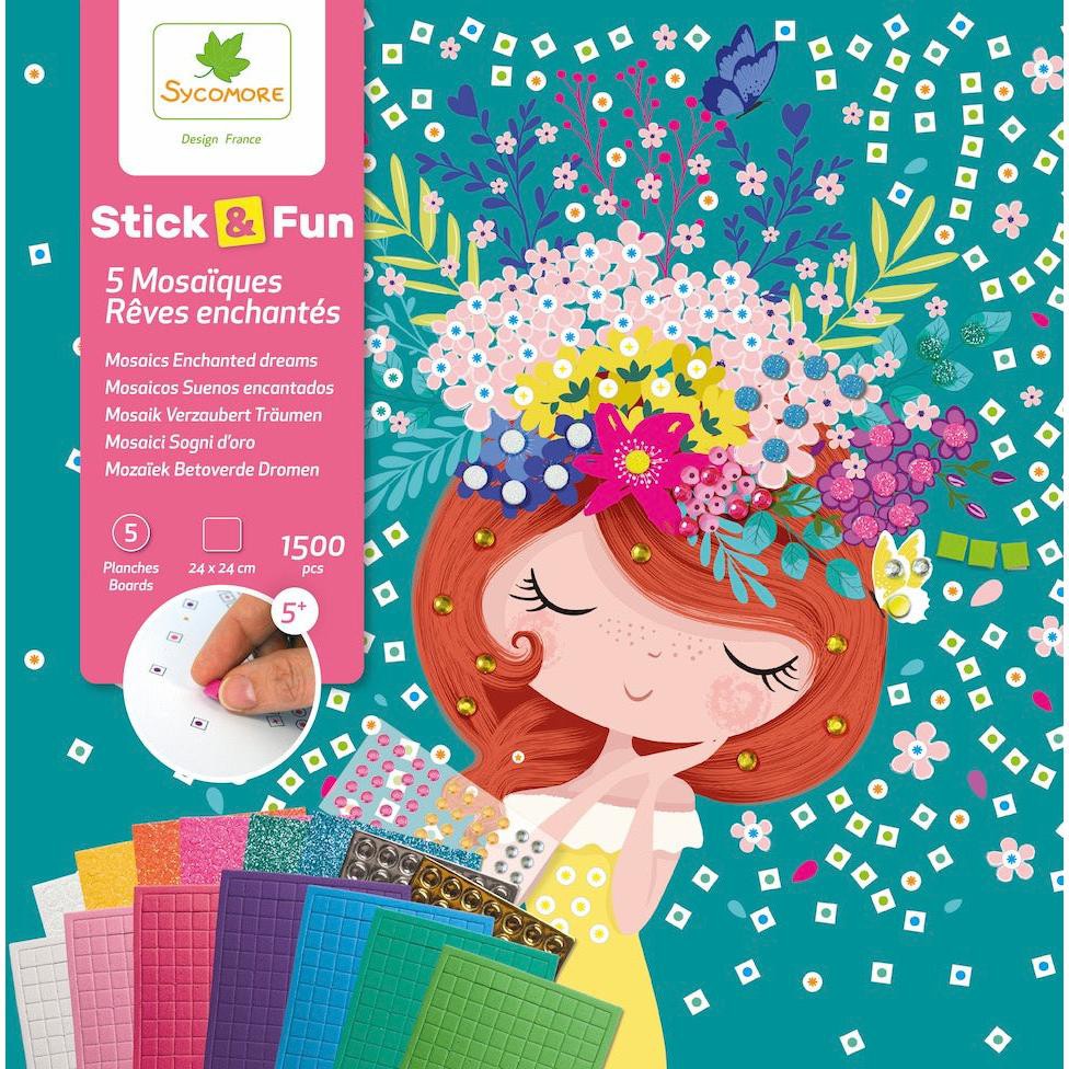 Sycomore Stick'N Fun L Mosaics Enchanted Dreams Craft Kit