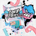 Sour Strips Cotton Candy Flavored Chewy Candy 3.4oz Bag