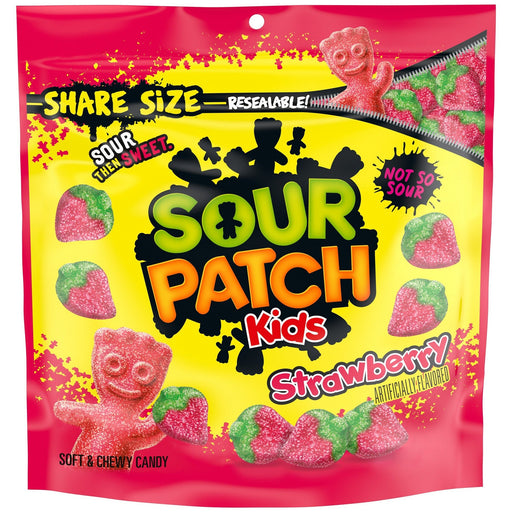 Sour Patch Kids Strawberry Soft Chewy Gummy Candy 12oz