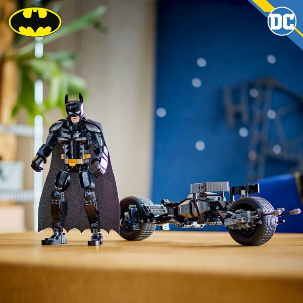 LEGO DC Batman: Batman Construction Figure & the Bat-Pod Bike Action Toy 76273