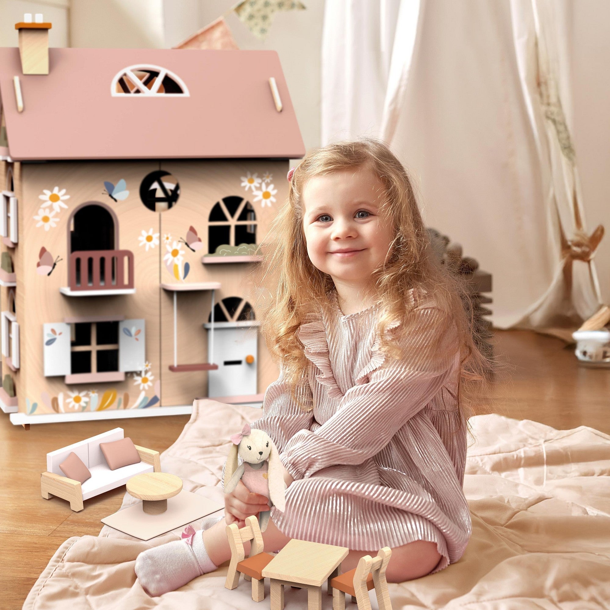 Speedy Monkey Flowers Cottage Playset with Starter Set 1 Character