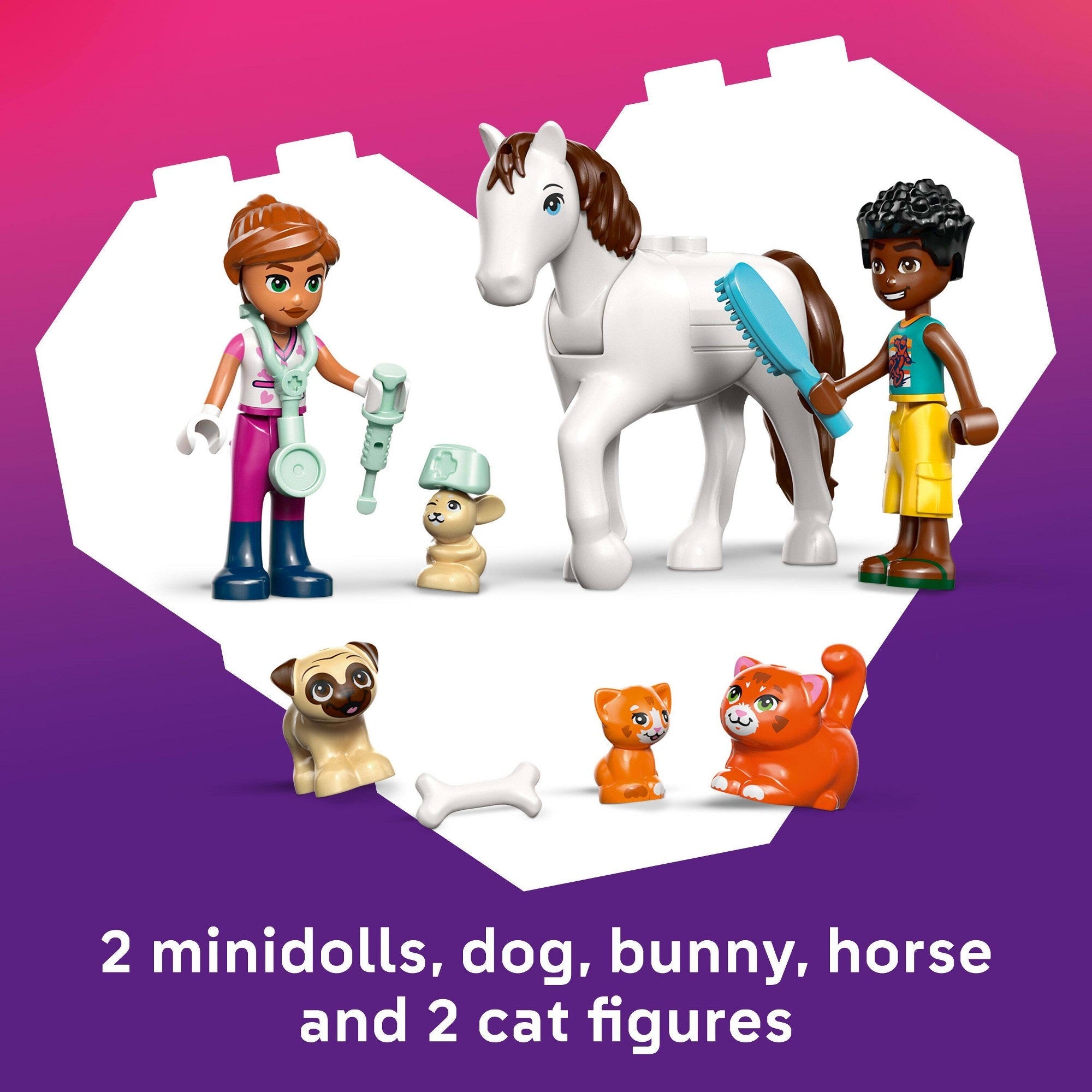 LEGO Friends Animal Vet Clinic Building Toy 42696