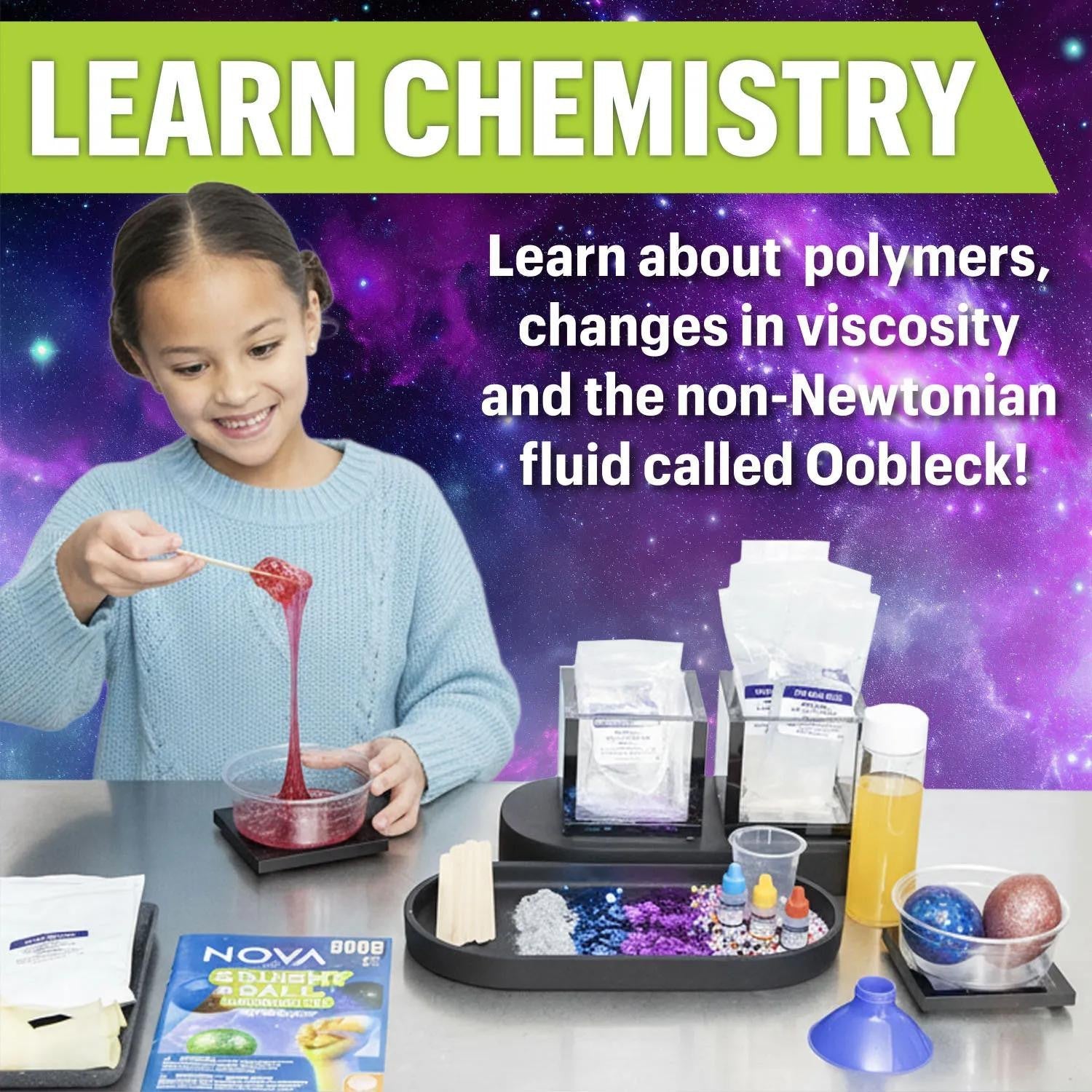 NOVA Squishy Ball Lab Science Kit for Kids
