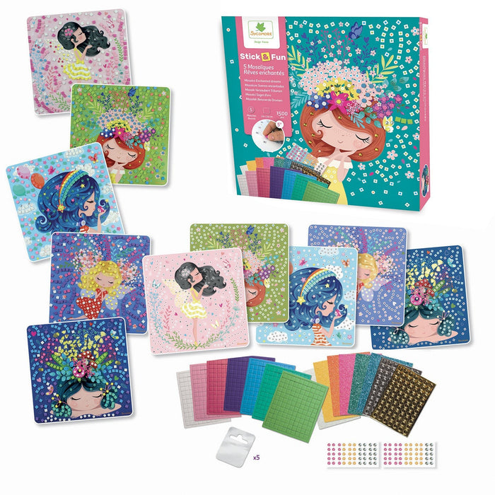 Sycomore Stick'N Fun L Mosaics Enchanted Dreams Craft Kit