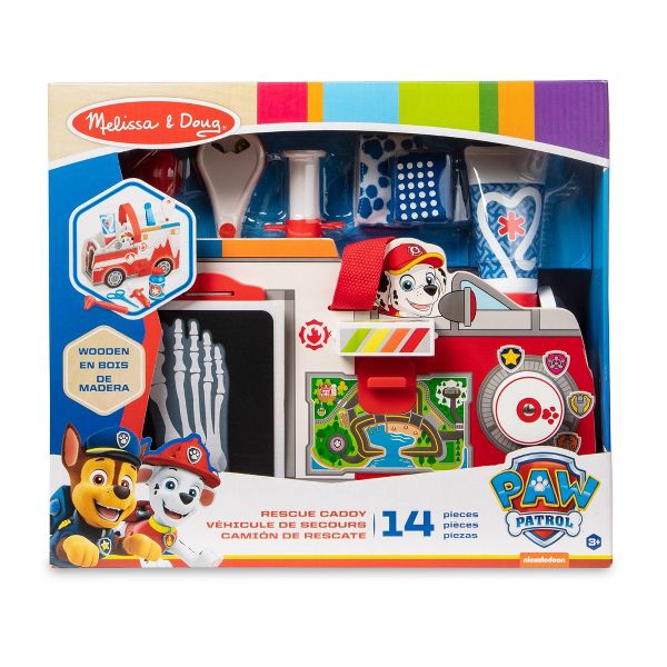Melissa & Doug PAW Patrol Marshall's Wooden Rescue EMT Caddy