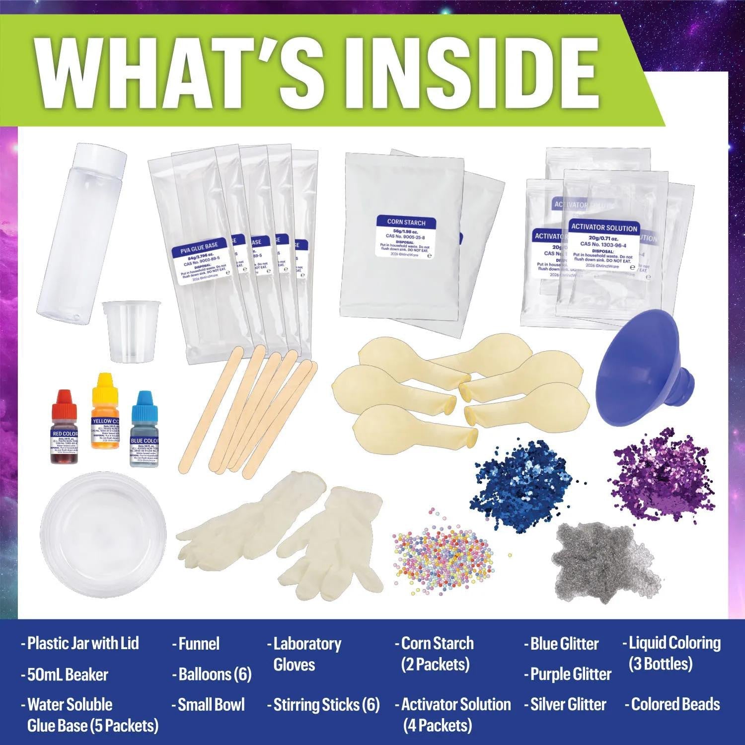 NOVA Squishy Ball Lab Science Kit for Kids
