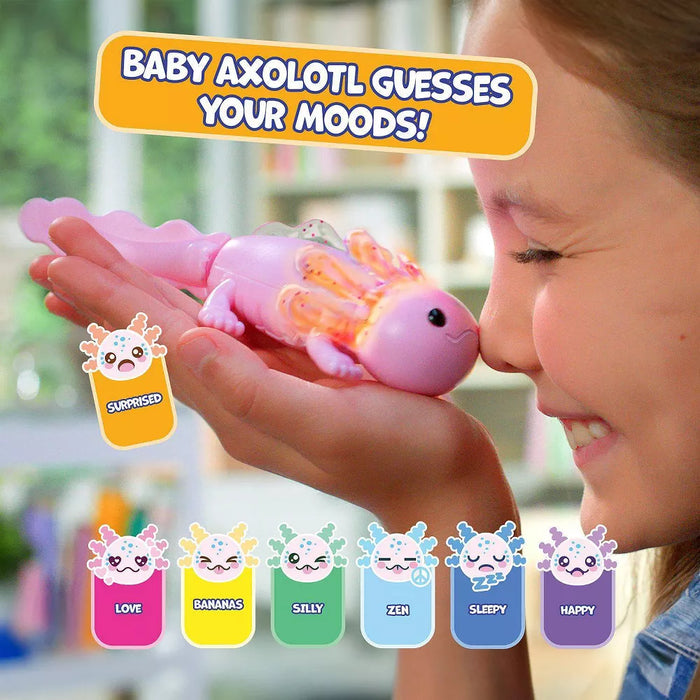 Fingerlings Interactive Baby Axolotl with Inflatable Pool