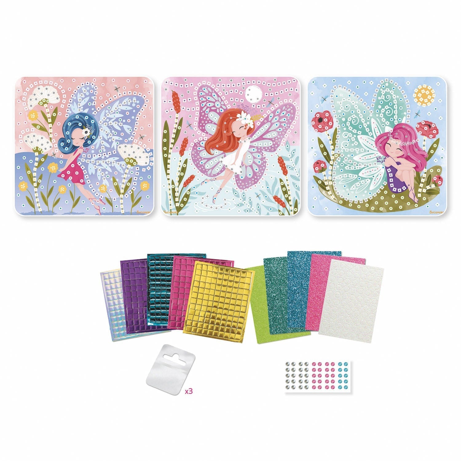 Sycomore Stick'N Fun - S Mosaics Fairies Craft Kit