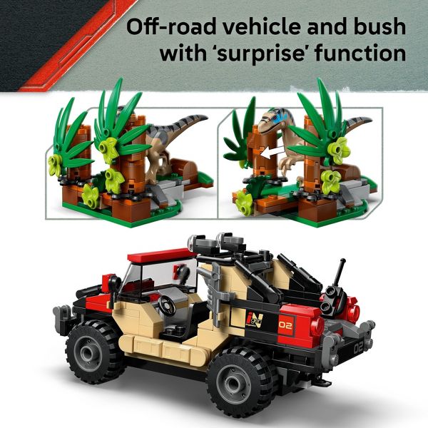 LEGO JURASSIC WORLD Raptor Off-Road Escape
