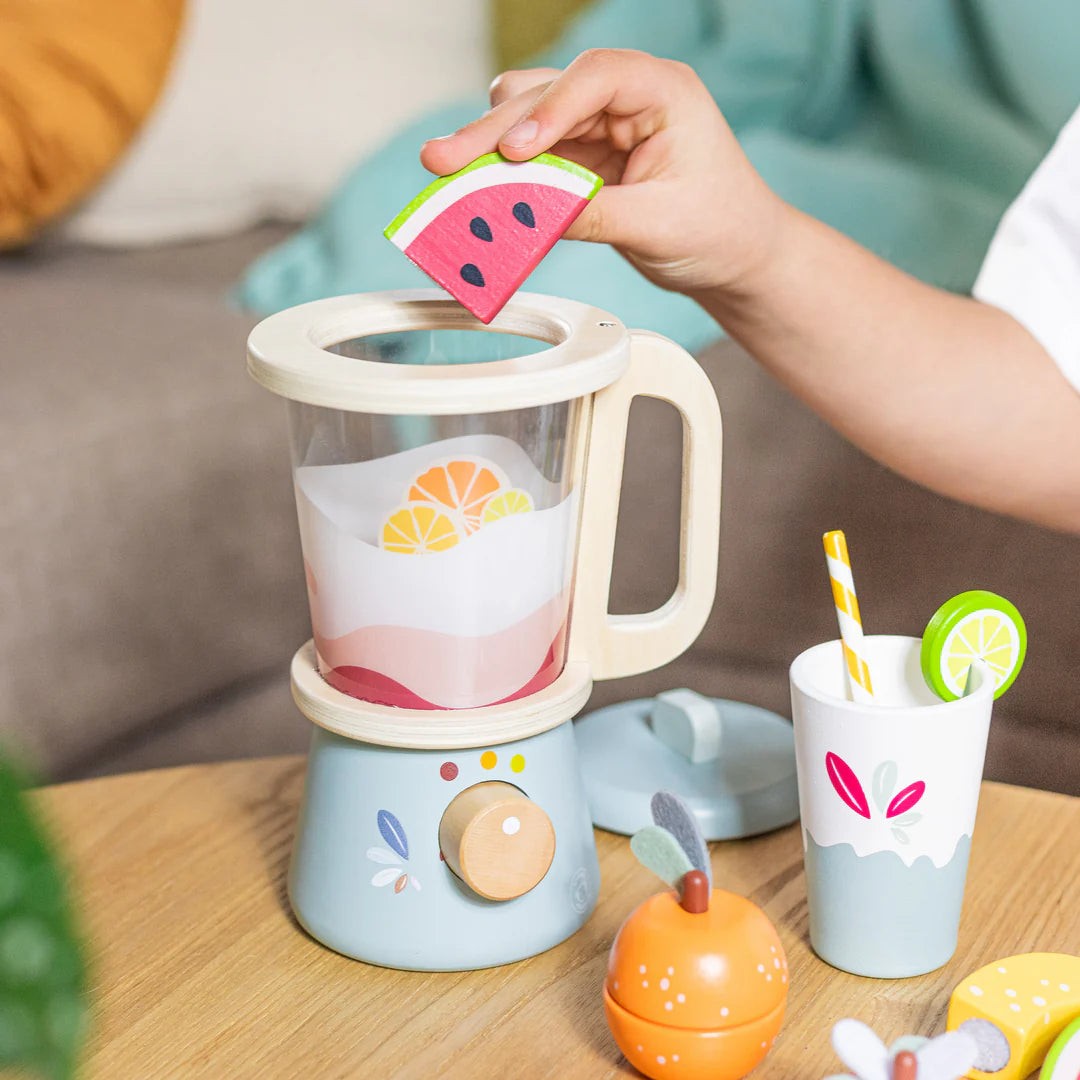 Speedy Monkey Wooden Blender Set for Kids Pretend Play