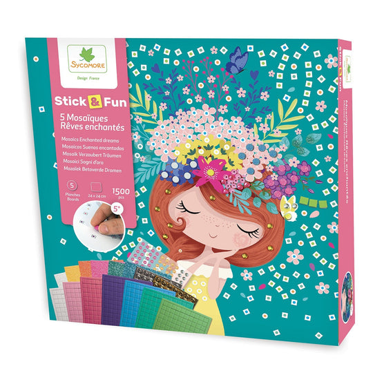 Sycomore Stick'N Fun L Mosaics Enchanted Dreams Craft Kit