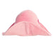 Aurora Just Sayin' Let's Go Girls Cowgirl Hat Plush Pink 11in