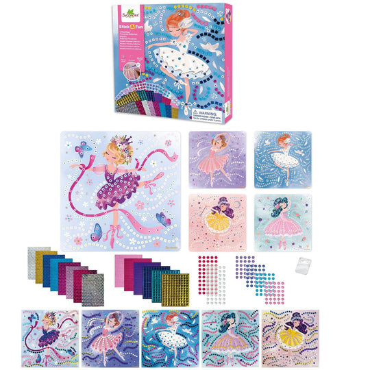 Sycomore Stick'N Fun L Mosaics Ballerina Princesses Craft Kit