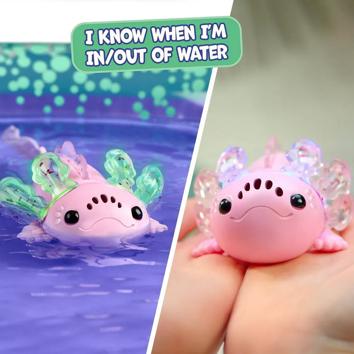 Fingerlings Interactive Baby Axolotl with Inflatable Pool
