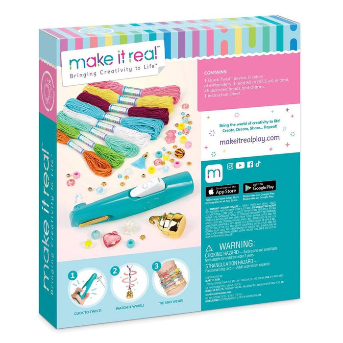 Make It Real Quick Twist Bracelet Maker Craft Kit