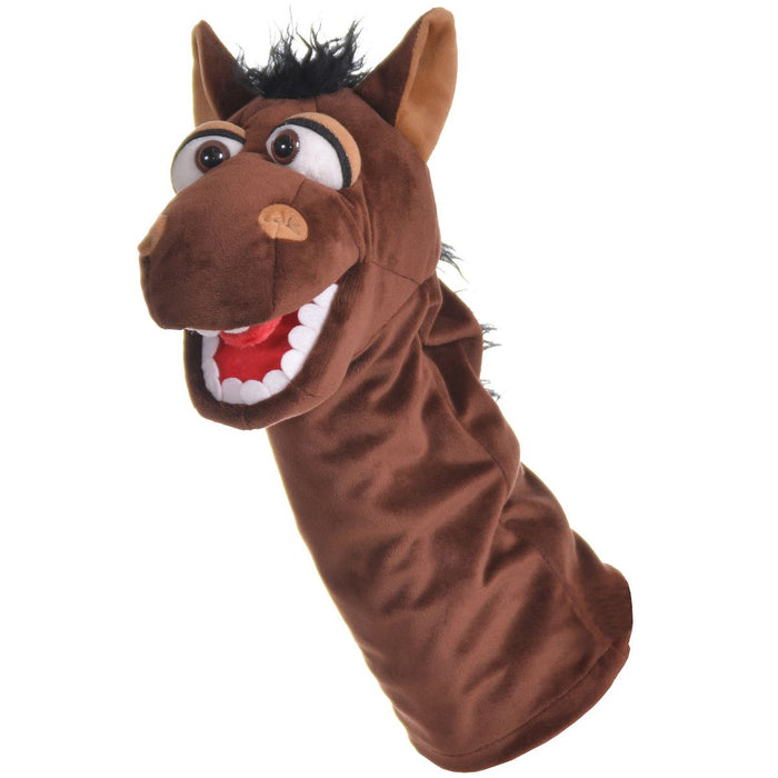 Living Puppets: Brown Horse "Dobs"  - 14" Plush Hand Puppet