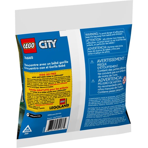 LEGO City Baby Gorilla Encounter 30665