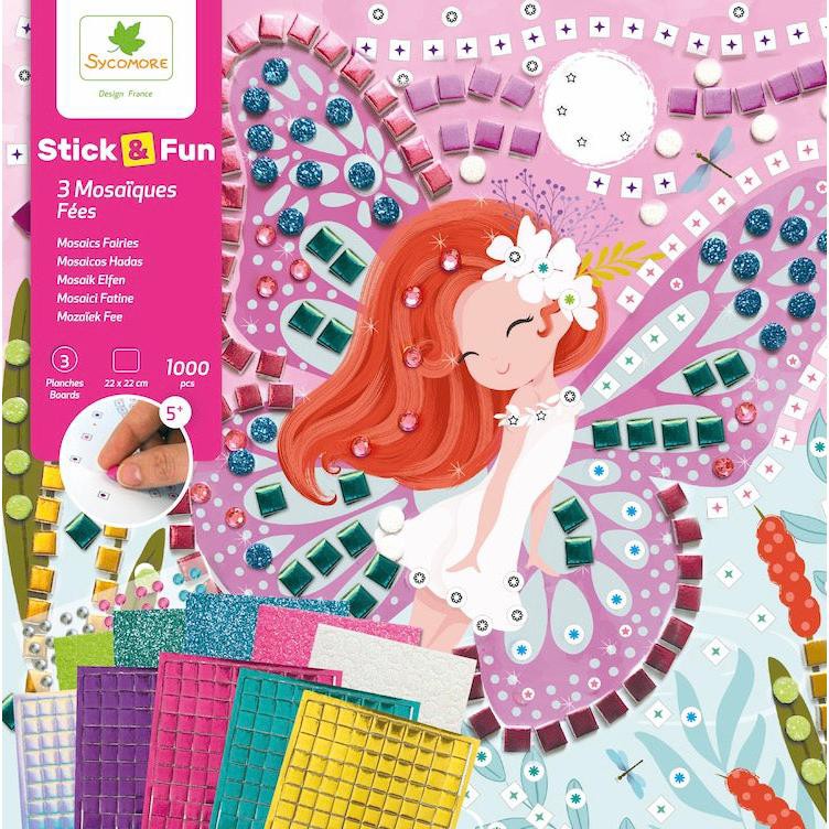 Sycomore Stick'N Fun - S Mosaics Fairies Craft Kit