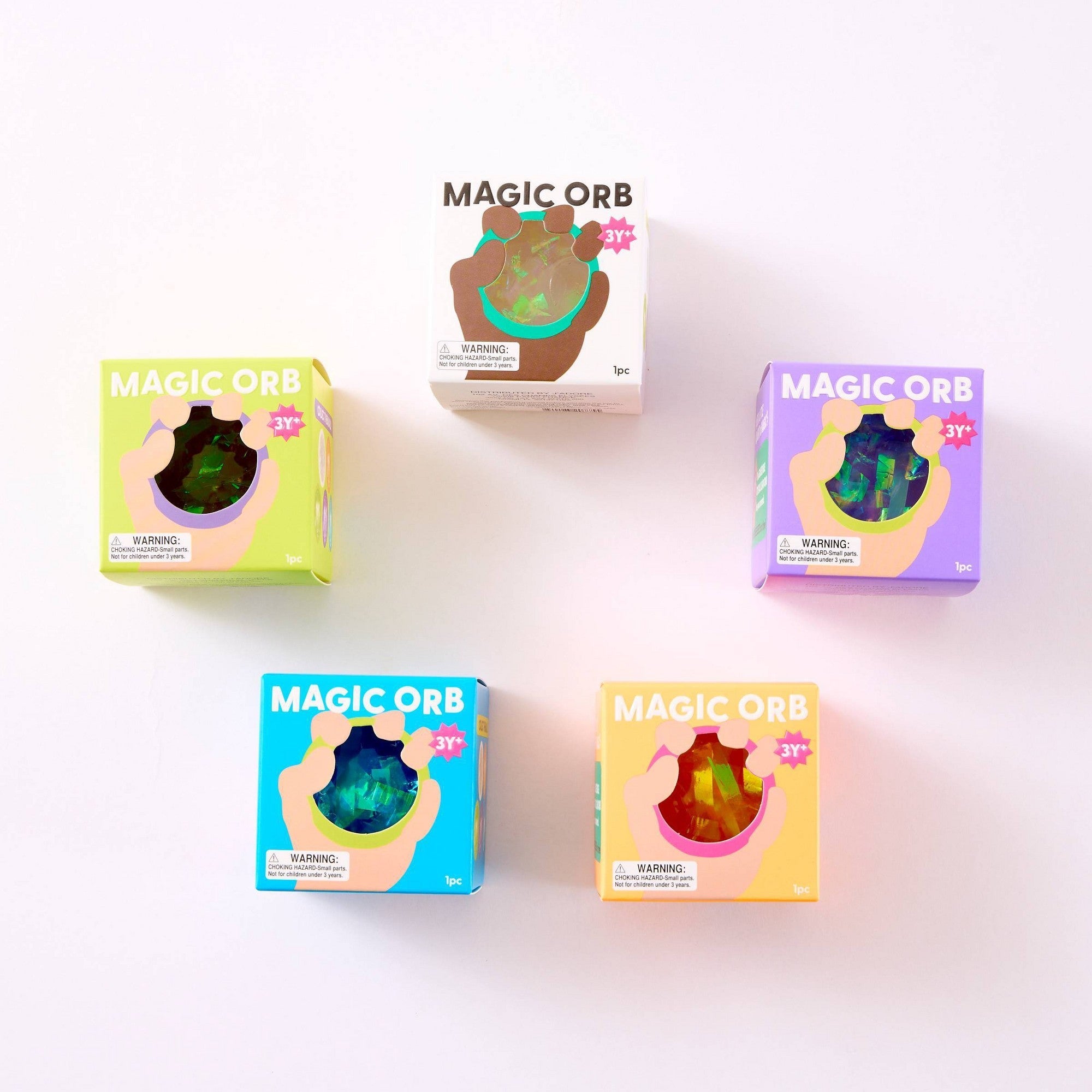 J'adore Magic Orb Sensory Squeeze Toy 5-Pack