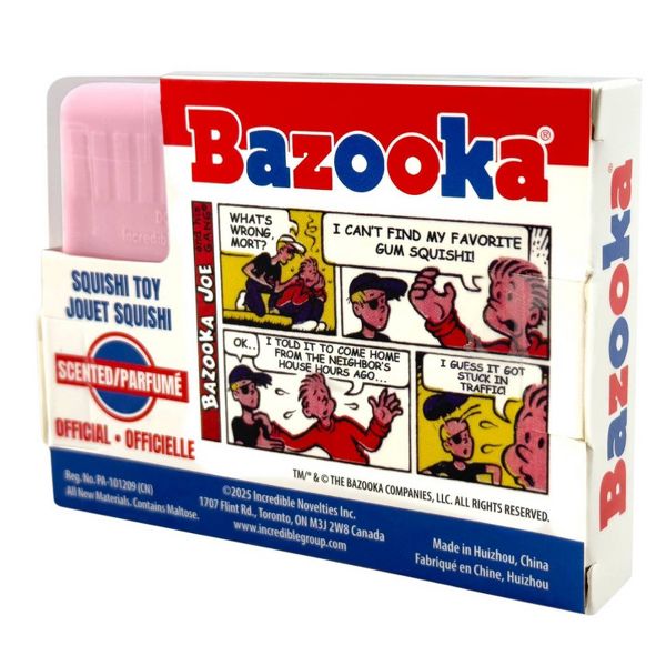 Bazooka Joe Squish BubbleGum Toy - Scented