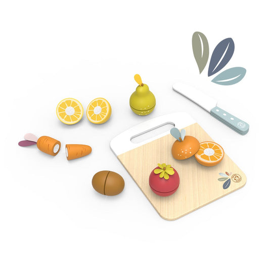 Speedy Monkey Wooden Fruits & Vegetables Cutting Playset