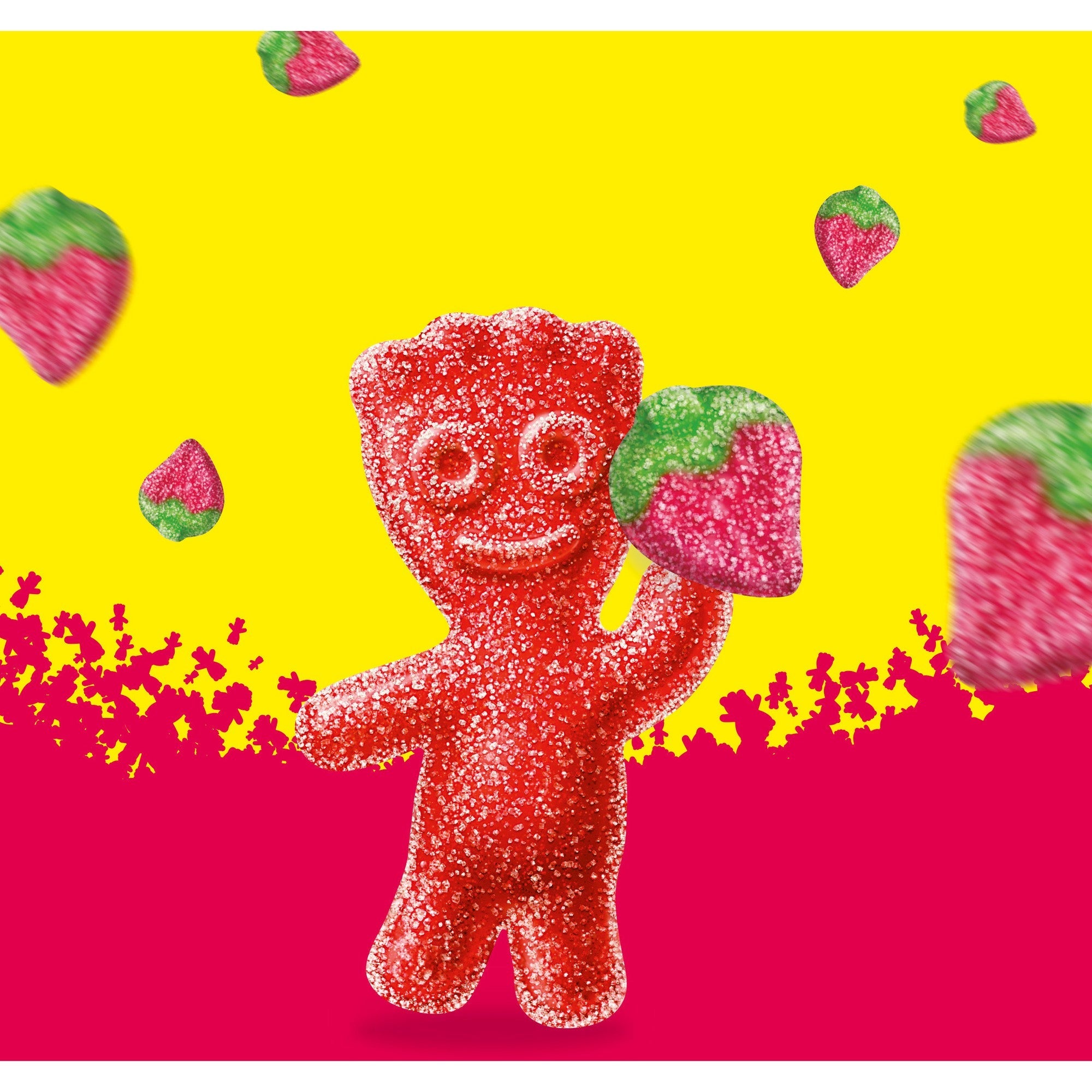 Sour Patch Kids Strawberry Soft Chewy Gummy Candy 12oz