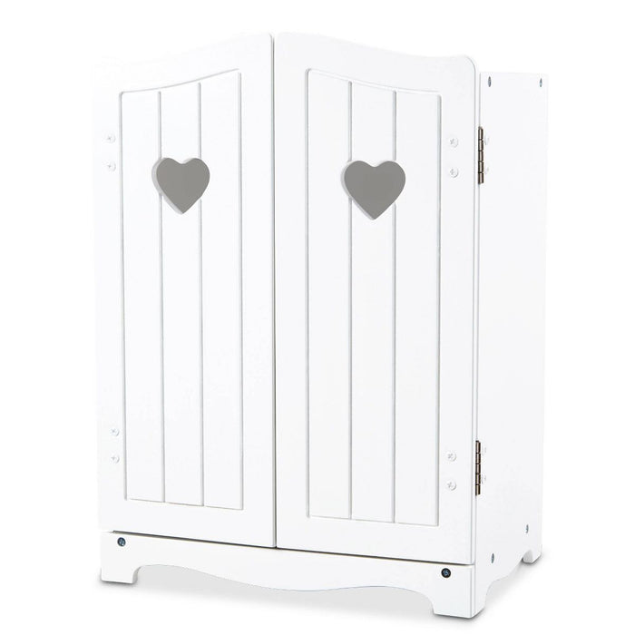 Melissa & Doug Mine to Love Wooden Play Armoire Closet for Dolls