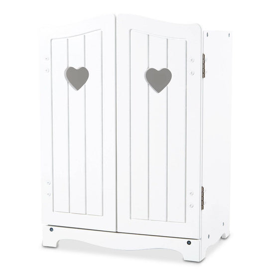 Melissa & Doug Mine to Love Wooden Play Armoire Closet for Dolls