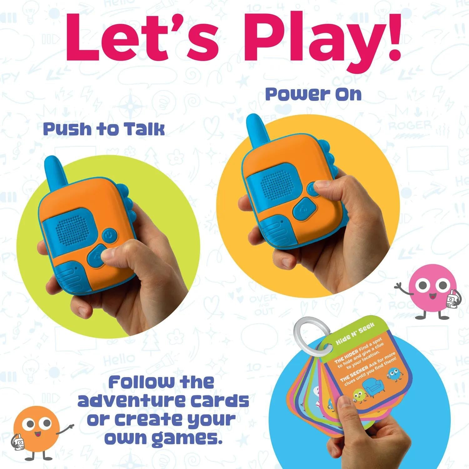 MindWare Walkie Talk-Along Scavenger Hunt Adventure Set 24 Cards