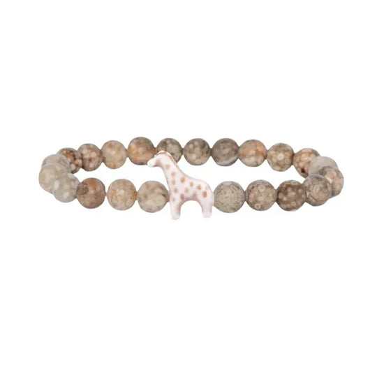 Giraffe Trek Bracelet Moon Stone Tracking Bracelet