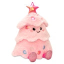 Glitter Pink Christmas Tree Plush