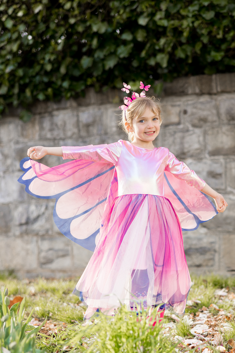 Butterfly Twirl Dress with Wings