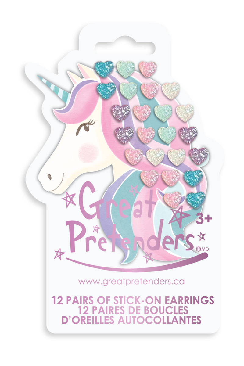 Rhinestone Royalty Stick On Earrings
