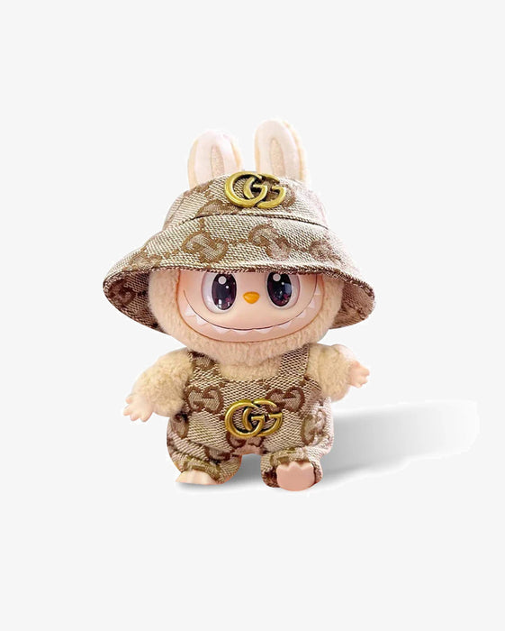 Labubu Designer Brown Gucci Outfit