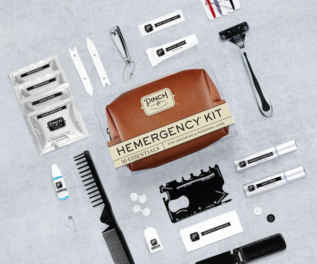 Hemergency Cognac Brown Grooming Kit
