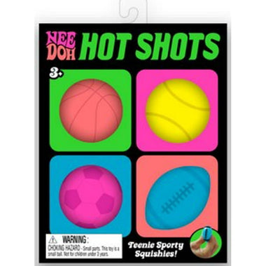 PRE ORDER (ARRIVES ON OR BEFORE FEBRUARY 15TH): Needoh Teenie Hot Shots Sports Blls