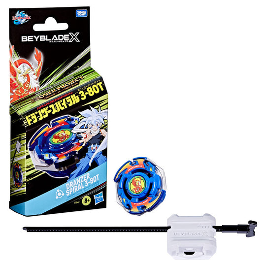 Hasbro Beyblade X Dranzer Spiral 3-80T Starter Pack Balance Top