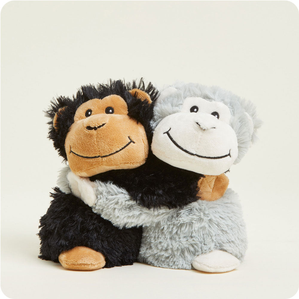 Warmies Monkey Hugs Microwavable Weighted Stuffed Animal Lavender Scented