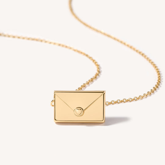 Envelope Necklace Locket