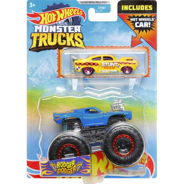 Hot Wheels Monster Truck & Car