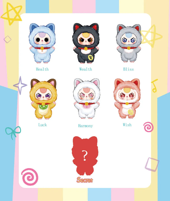 BABY THREE Billionaire Cat Mystery Soft Toy Blind Box