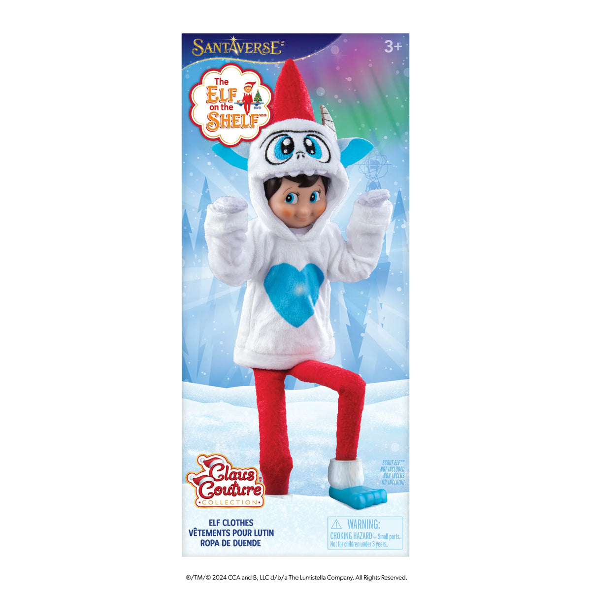 Couture Elf Yeti Hoodie Elf on the Shelf Costume