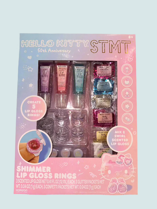 Hello Kitty Shimmer Lip Gloss Rings