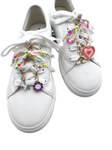 Rainbow Shoe Charms