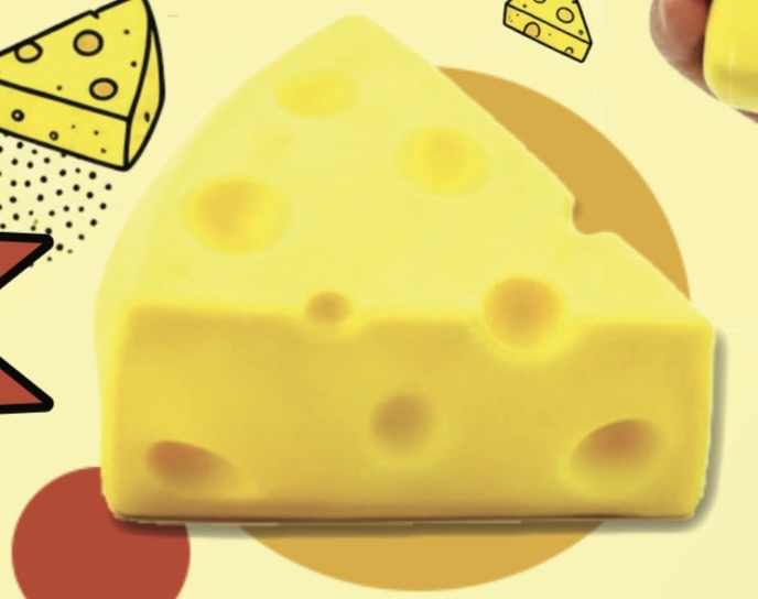 Streamline Importing Inc Squish Cheese Toy