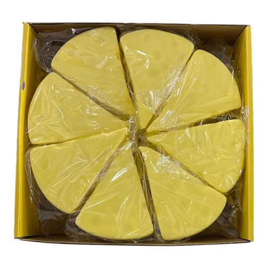 Slow Rise Triangular Cheese Wedge Sensory Squishy Toy 11cm